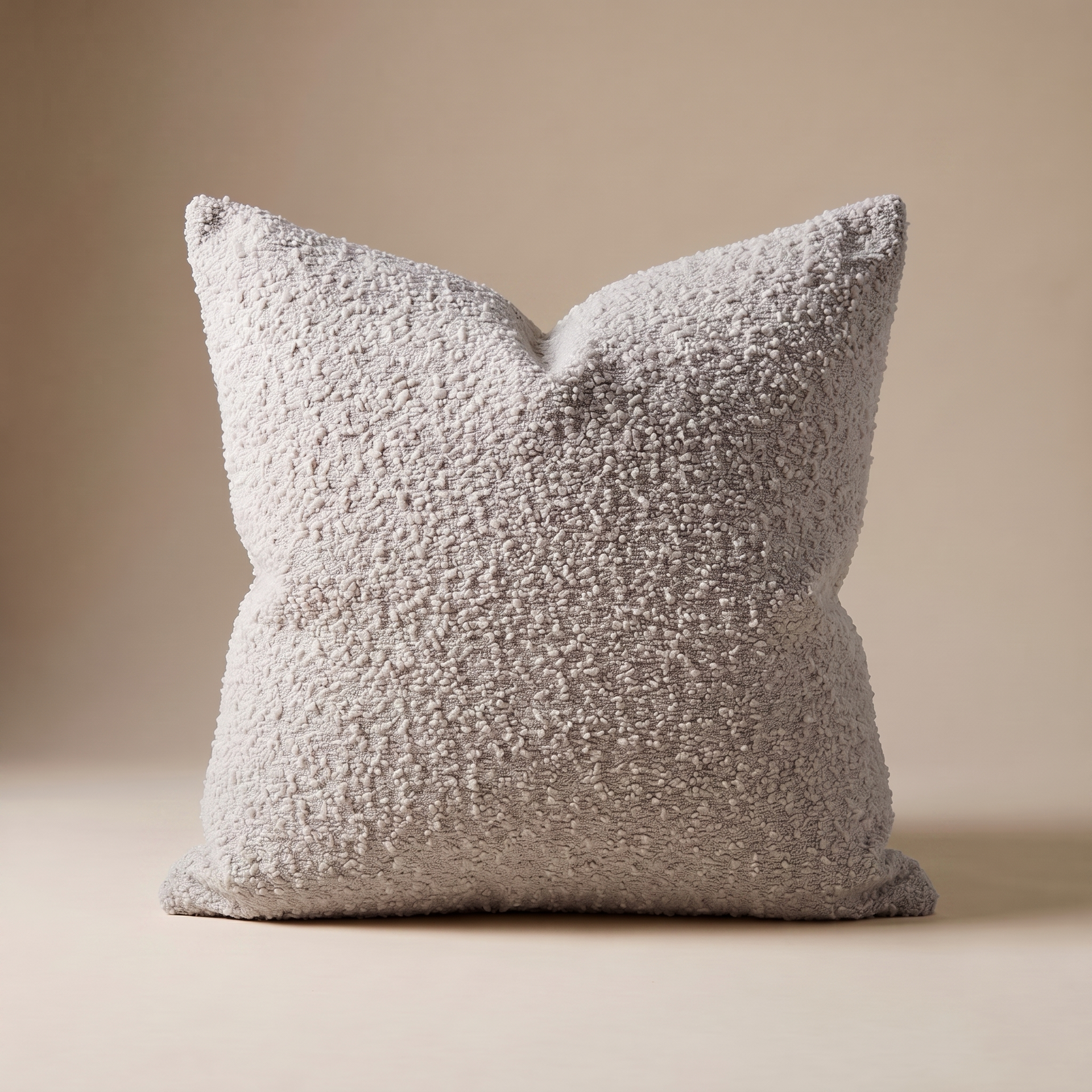 Bouclé Cushion in Grey