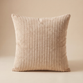 Corduroy Cushion in Beige