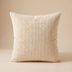 Corduroy Cushion in Ivory