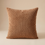 Corduroy Cushion in Light Coffee