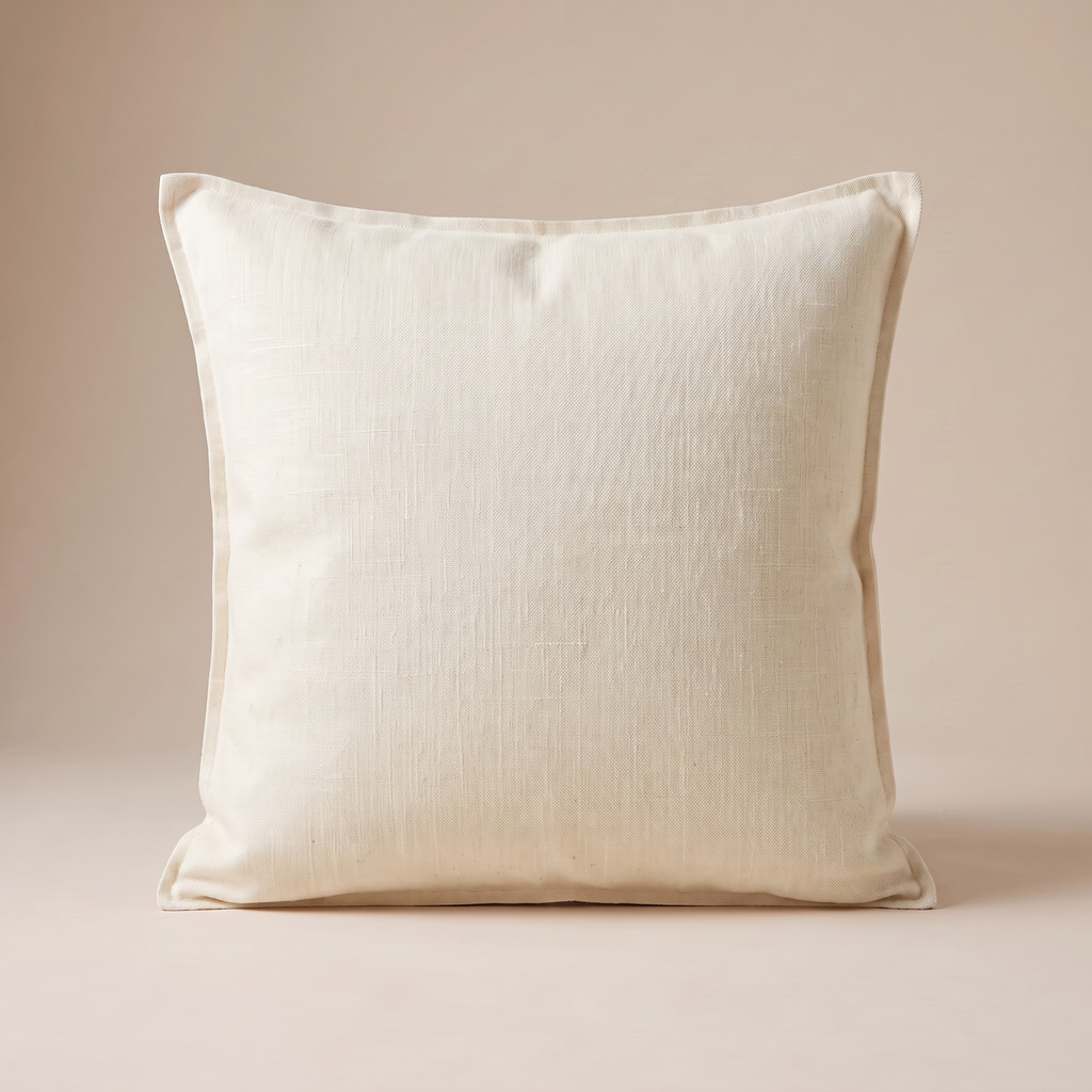 Linen Pillow Cover in Ivory