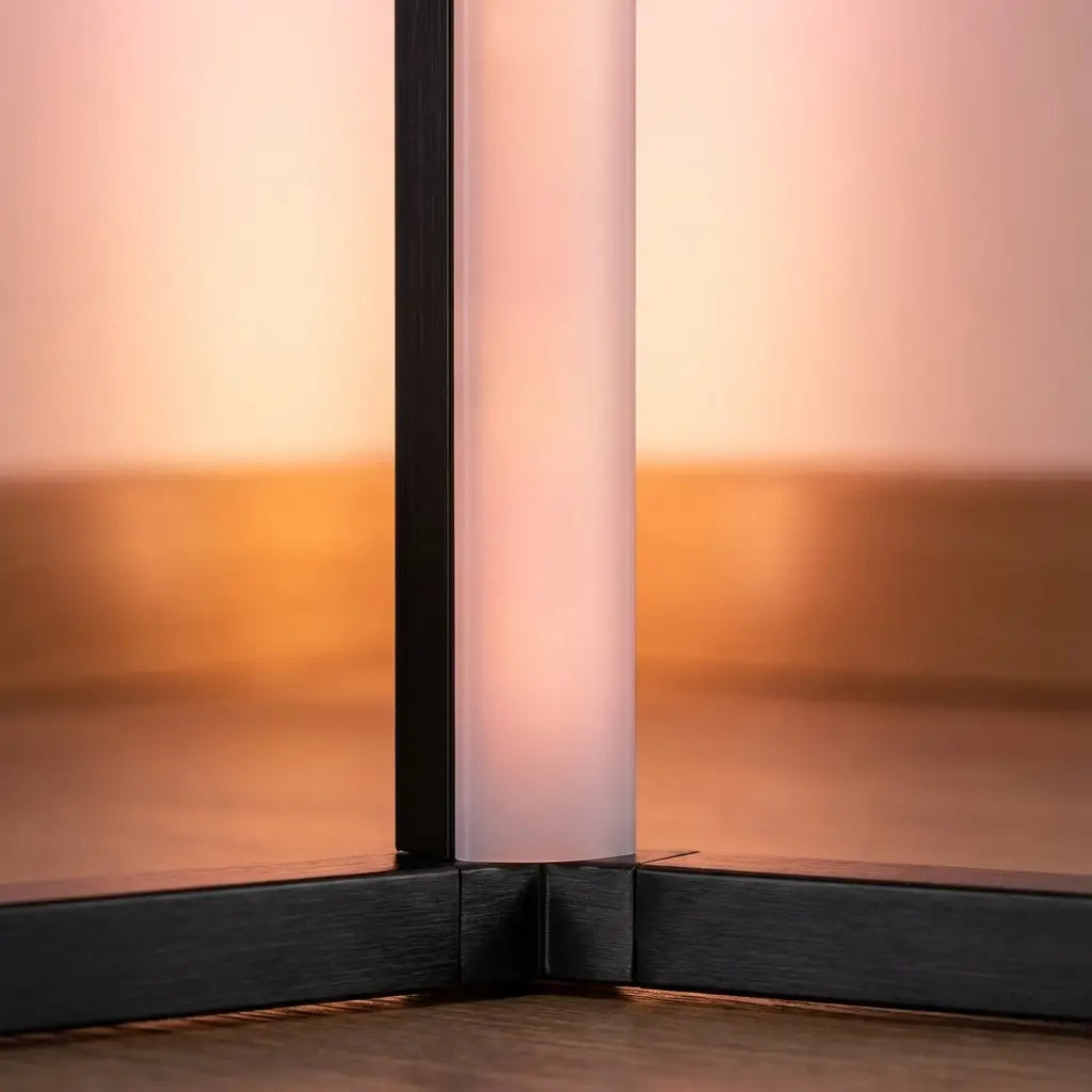 60-inch RGB LED corner floor lamp — material close-up