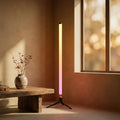 120cm RGB LED floor lamp bar — in a quiet meditation room