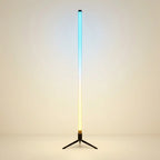 120cm RGB LED floor lamp bar — on warm cream studio backdrop