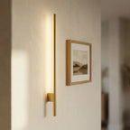 Cordless USB wall sconce — in modern entryway hallway