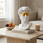 David Head Resin Bust — material and form close-up