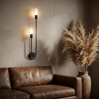 Nordic Black & Gold Wall Sconce – Luxe Modern LED Wall Lamp