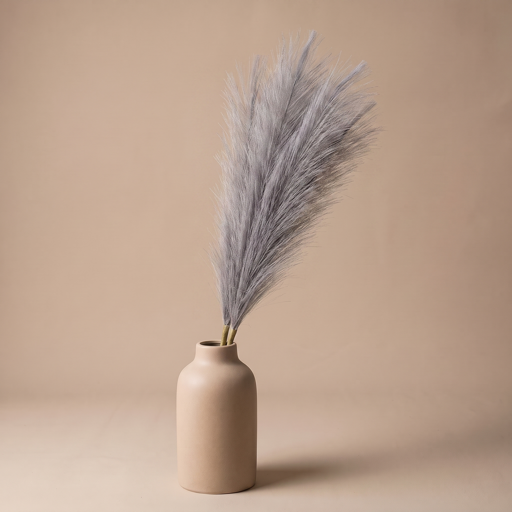 Faux Pampas Grass in Grey